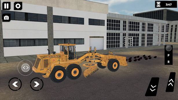 平地機修整道路游戲