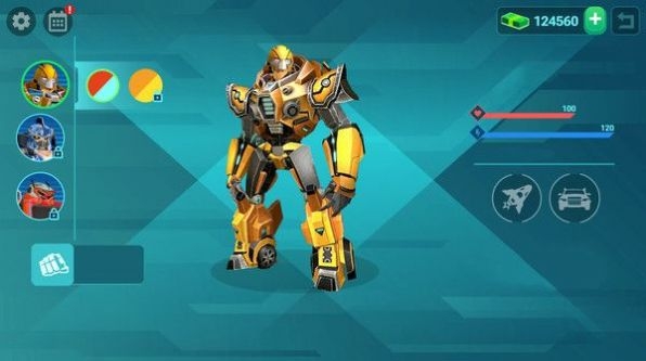 機(jī)器人鋼鐵變形游戲