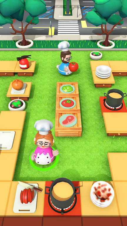 瘋狂烤盤美食大亂斗游戲