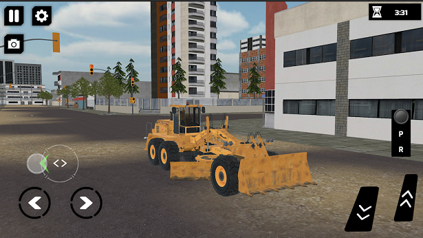 平地機修整道路游戲