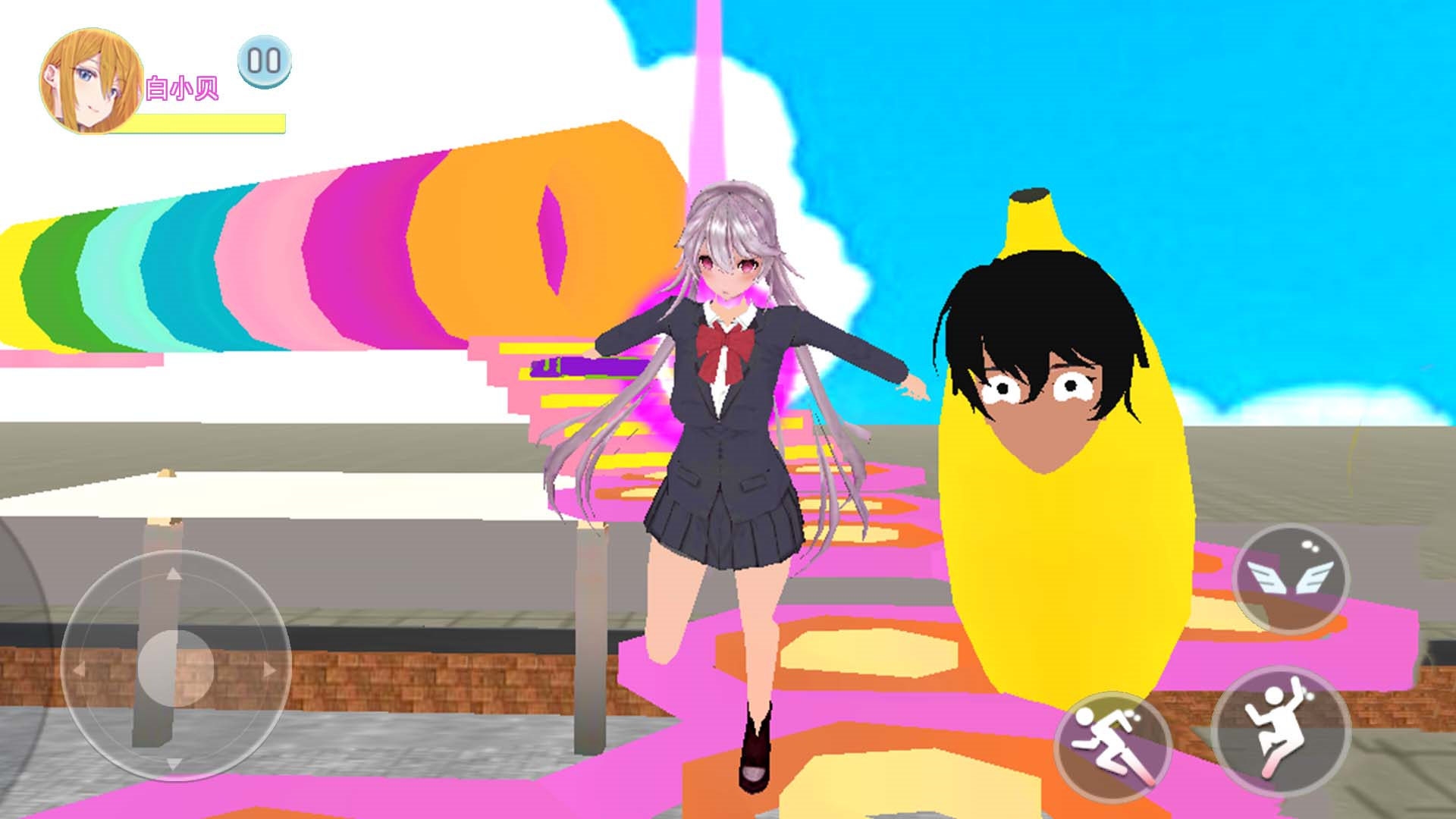 櫻校跑酷逃離外星人下載